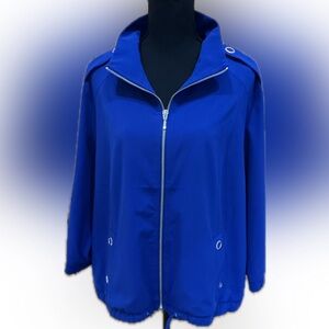 Chico's Vibrant Blue Utility Jacket